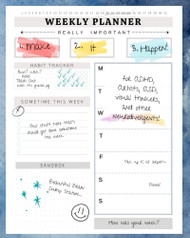Weekly Planner for ADHD