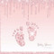 Baby Shower Guest Book: Pink Glittery Style