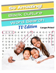 So Amazing! Black Culture Word Search - TV Edition