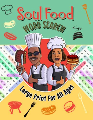 Soul Food Word Search Large Print For All Ages