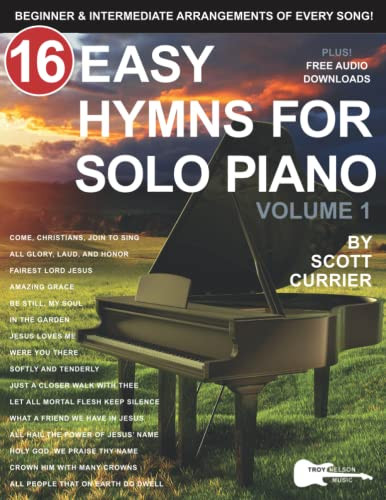 16 Easy Hymns for Solo Piano Volume 1