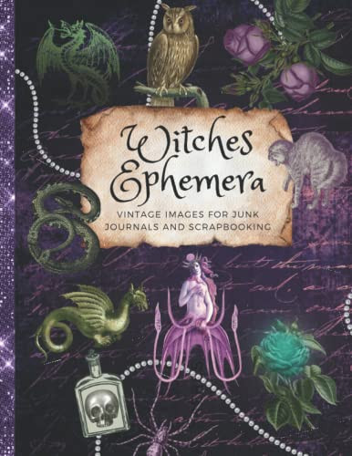 Witches Ephemera Vintage Images for Junk Journals and Scrapbooking