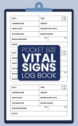 Pocket Size Vital Signs Log Book