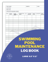Swimming Pool Maintenance Log Book