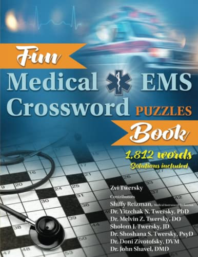 Fun Medical EMS Crossword Puzzles Book