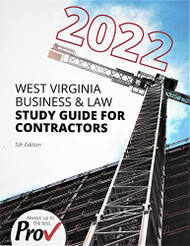 West Virginia Business and Law Study Guide for Contractors 2022