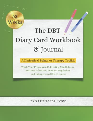 DBT Diary Card Workbook & Journal