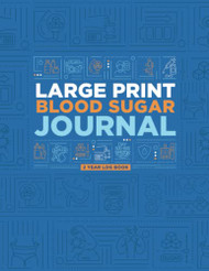 Large Print Blood Sugar Journal 2 Year Log Book
