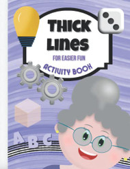 Low Vision Activity Book for Seniors Dementia and Alzheimers Patients