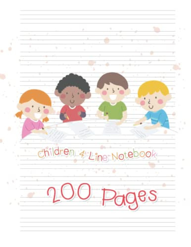 Children 4 Line Notebook