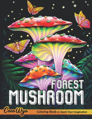 Mushroom Forest Coloring Book