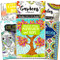 Bulk Adult Coloring Book Set for Men Women - 6 Pc Relaxation at Home