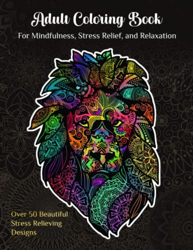 BEST Adult Coloring Book For Mindfulness Stress Relief by Merly