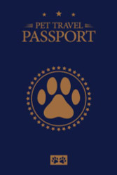 Pet Passport & Medical Record for Pet Health and Travel Size 4"x 6"