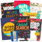 8 Large Print Word Search Books for Adults Seniors - Set of 8 Jumbo