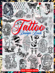 Tattoo Design Book: Over 1400 Tattoo Designs for Real Tattoo Artists