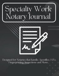 Specialty Work Notary Journal