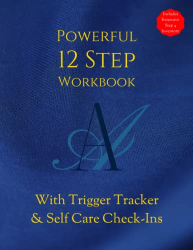 AA POWERFUL 12 STEP WORKBOOK With TRIGGER TRACKER & Selfcare