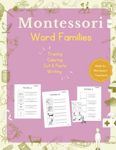 Montessori Language Workbook Word Families