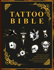 Tattoo Bible: Tattoo Flash Decals Drawing Designs for Adults Artists
