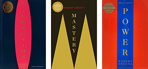 Art Of Seduction; The 48 Laws of Power & Mastery (3 Books Set)