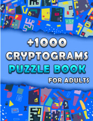 Cryptograms puzzle book for adults