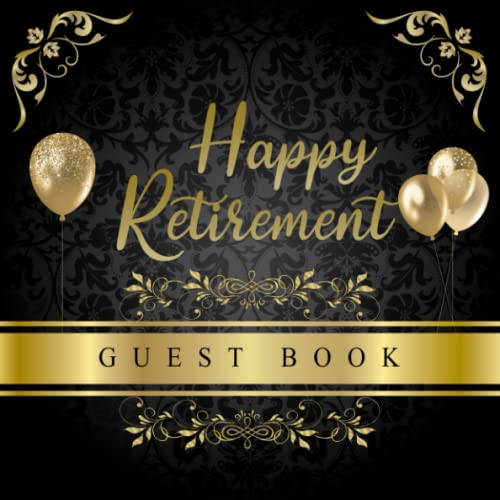 Happy Retirement Guest Book