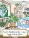 Boho and Nordic Interior Designs - Hygge Coloring Book