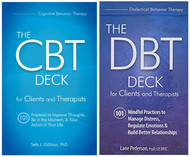 CBT Deck and The DBT Deck for Clients and Therapists COMBO PACK