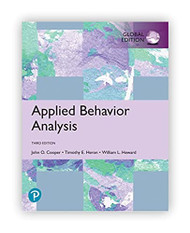 Applied Behavior Analysis 3rd Latest Edition John O. Cooper
