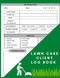 Lawn Care Client Log Book