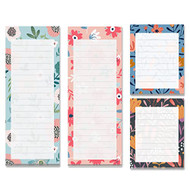 Magnetic Notepads for Refrigerator 4-Pack Grocery List Magnet Pad