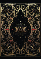 Book of Shadows: Blank dotted journal | Empty Grimoire | Spells book