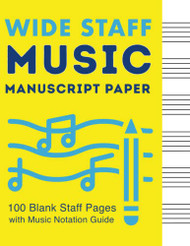 Wide Staff Music Manuscript Paper
