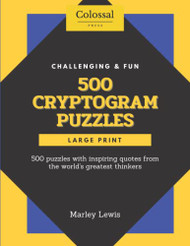 Cryptograms puzzle books for adults