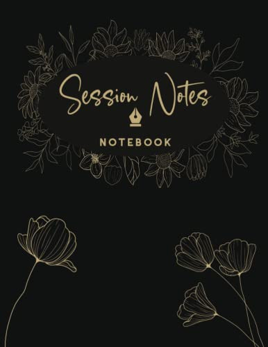 Session notes notebook for Therapist Counselors Coaches and Social