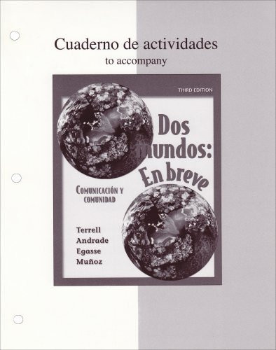 Workbook/Laboratory Manual Dos Mundos