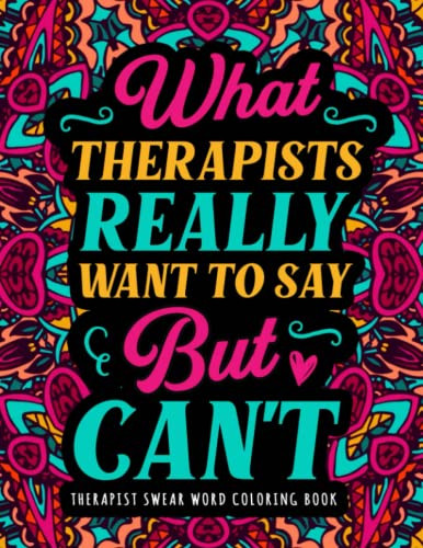 Therapist Swear Word Coloring Book