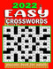 2022 easy crosswords puzzles book for adults