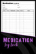 Medication Log Book: Simple Personal Medication Tracker Monitor Daily