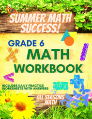Summer Math Success: 6th Grade Summer Math Workbook: 6 Months