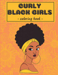 Curly Black Girls Coloring Book