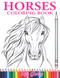 Horses coloring book for girls