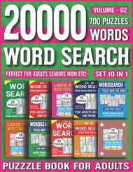 20000 Word Search Puzzle Book For Adults