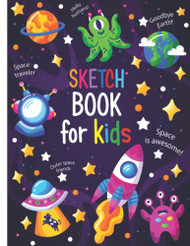 Sketch Book For Kids: Blank Drawing Book For Kids 120 Pages 8.5x11in