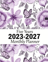 2023-2027 monthly planner 5 years