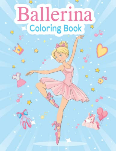 Ballerina coloring book