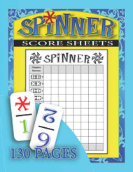 Spinner Score Sheets: 130 Spinner Score Pads for Scorekeeping