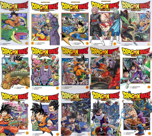 Dragon Ball Super Series volume 1-15 Books Collection Set By Akira