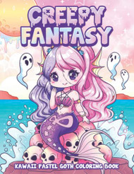 Creepy Fantasy Kawaii Pastel Goth Coloring Book